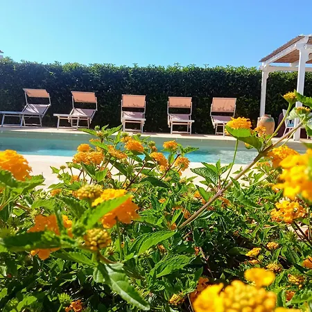 Country - Con Piscina 10 Posti - Salento Alojamento de Turismo Selvagem Ugento